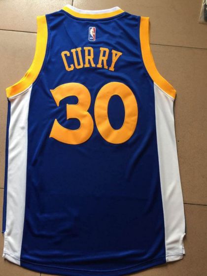 Men Golden State Warriors 30 Curry Blue Champions NBA Jerseys